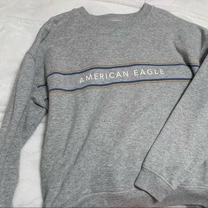 grey crew neck